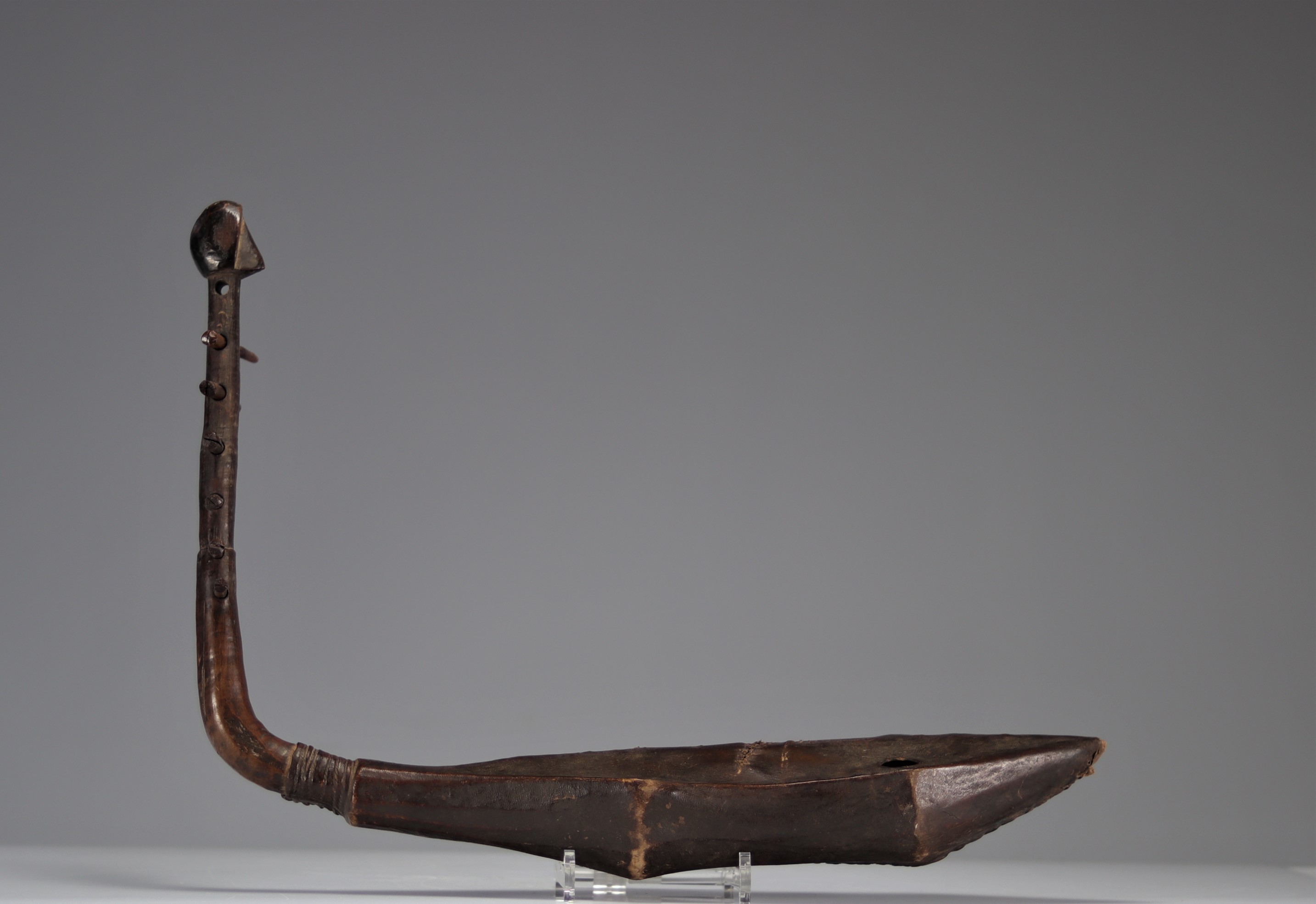 Boa court harp - Zande - Belgian private collection - Dem.Rep.Congo - Image 2 of 4