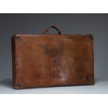 Hermes Paris leather suitcase
