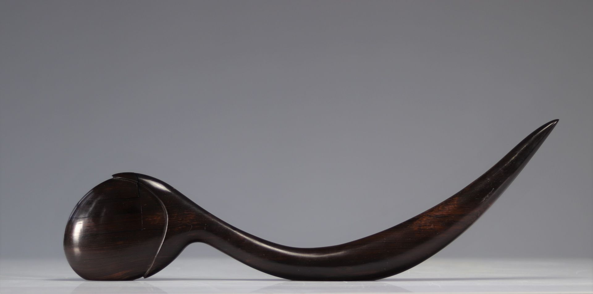 Jean-Christophe COURADIN (20th century) Rosewood sculpture