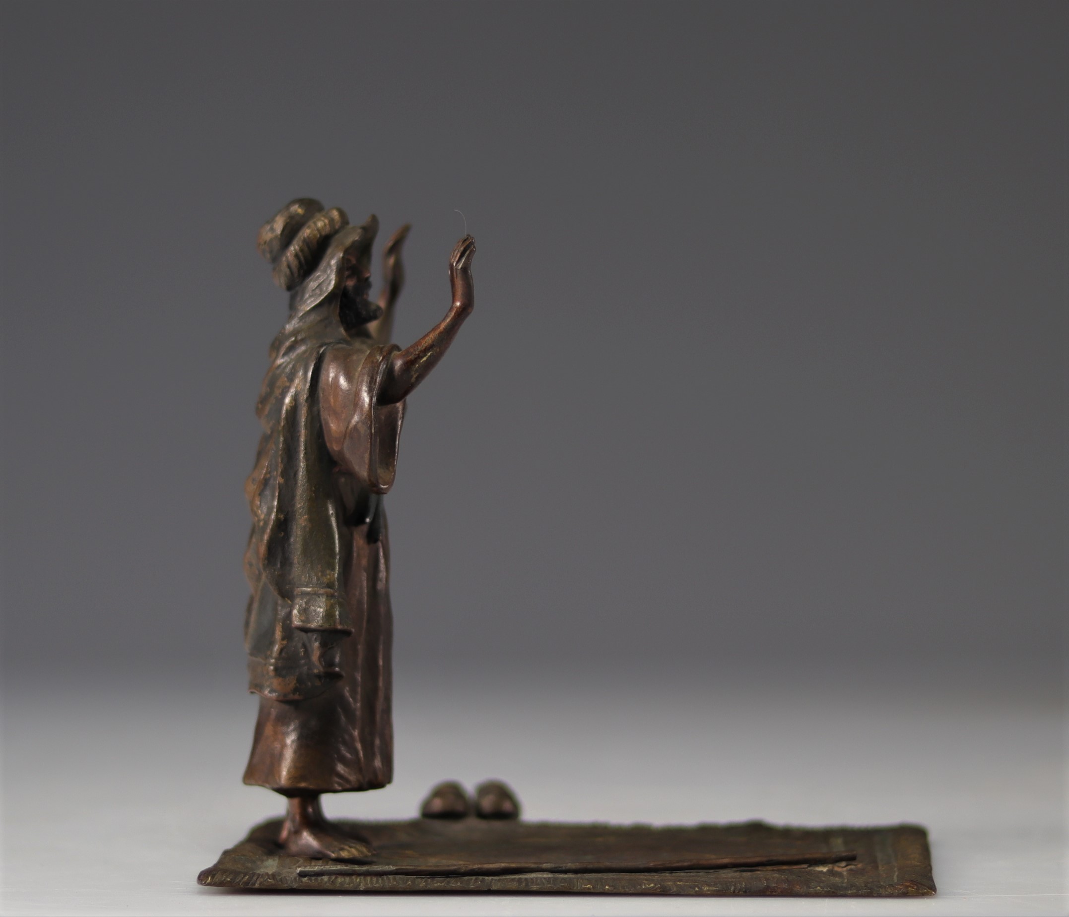 Orientalist Viennese bronze model Bergman - Bild 3 aus 3