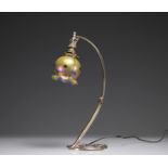 Loetz Heart-shaped floor lamp circa 1900