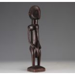 Old African carved wooden statue