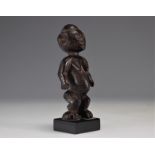 Old African carved wooden statue