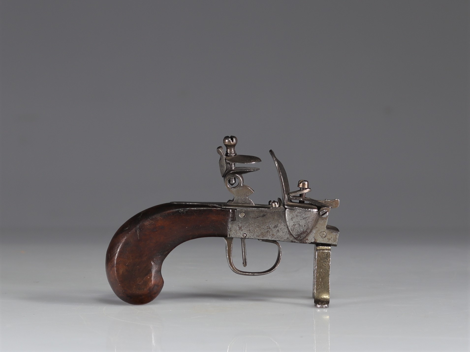 Table flint pistol lighter. XVIIIth - Bild 4 aus 4