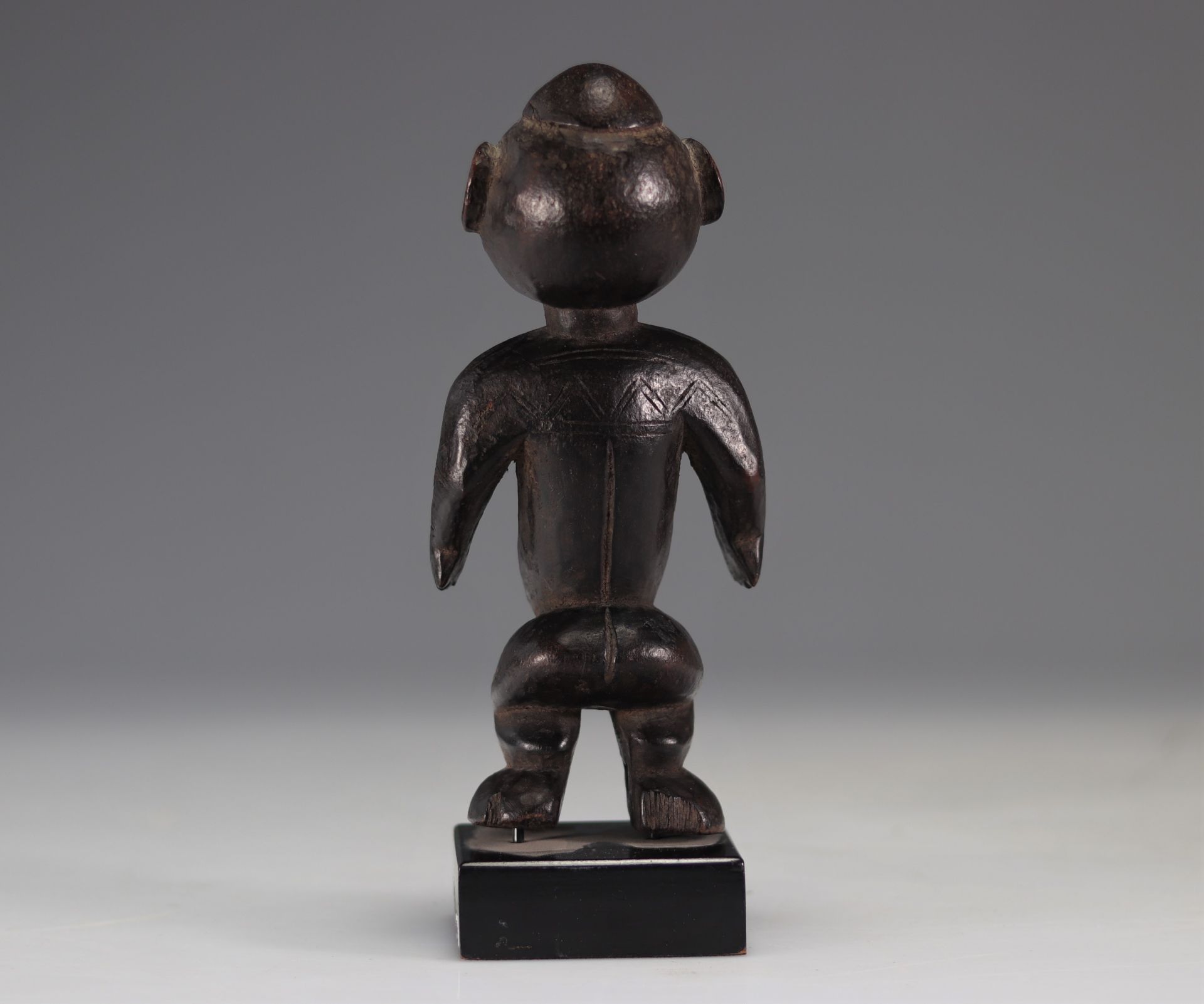 Old African carved wooden statue - Image 4 of 4