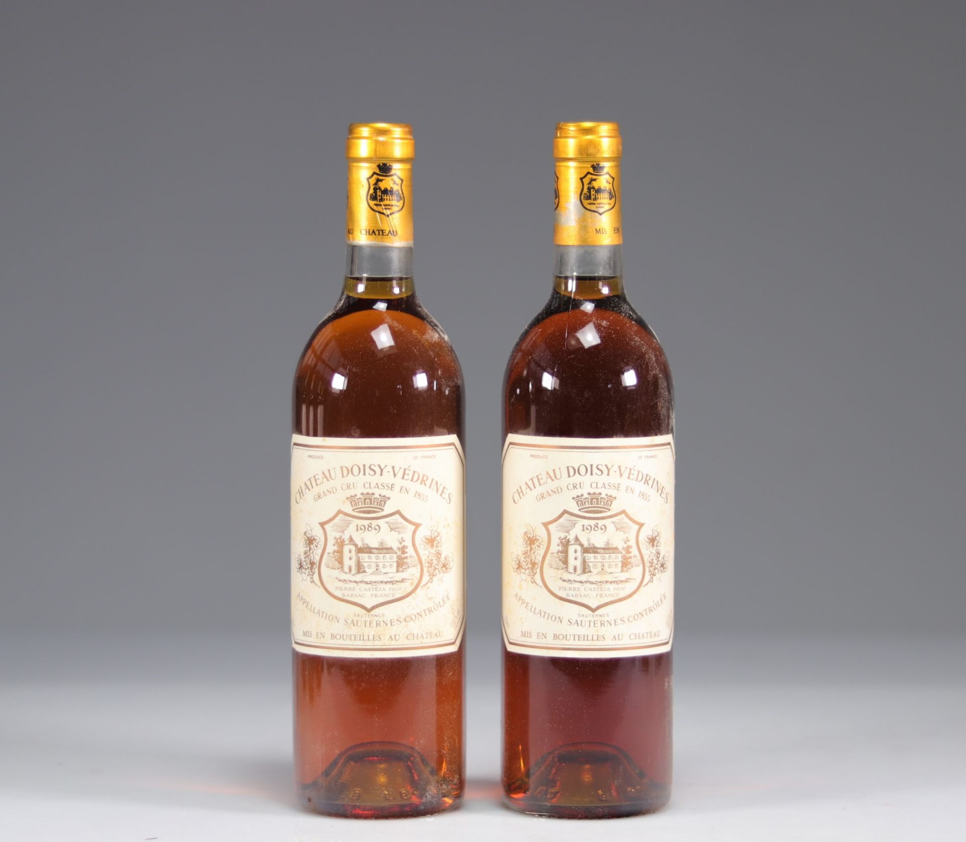 Bottles (2) of Chateau Doisy Vedrines 1989