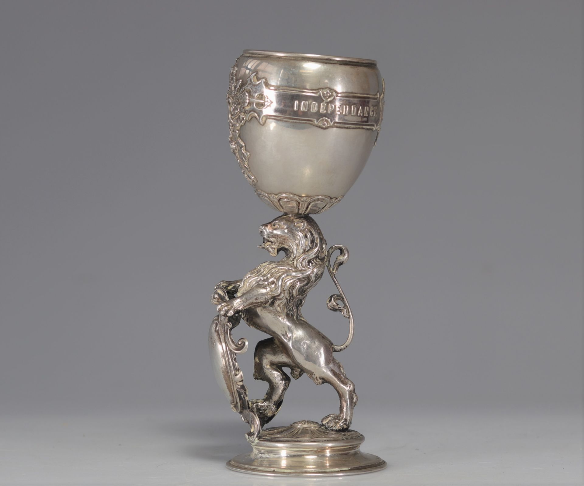 Philippe WOLFERS (1858-1929) silver cup - Brussels - Image 5 of 6