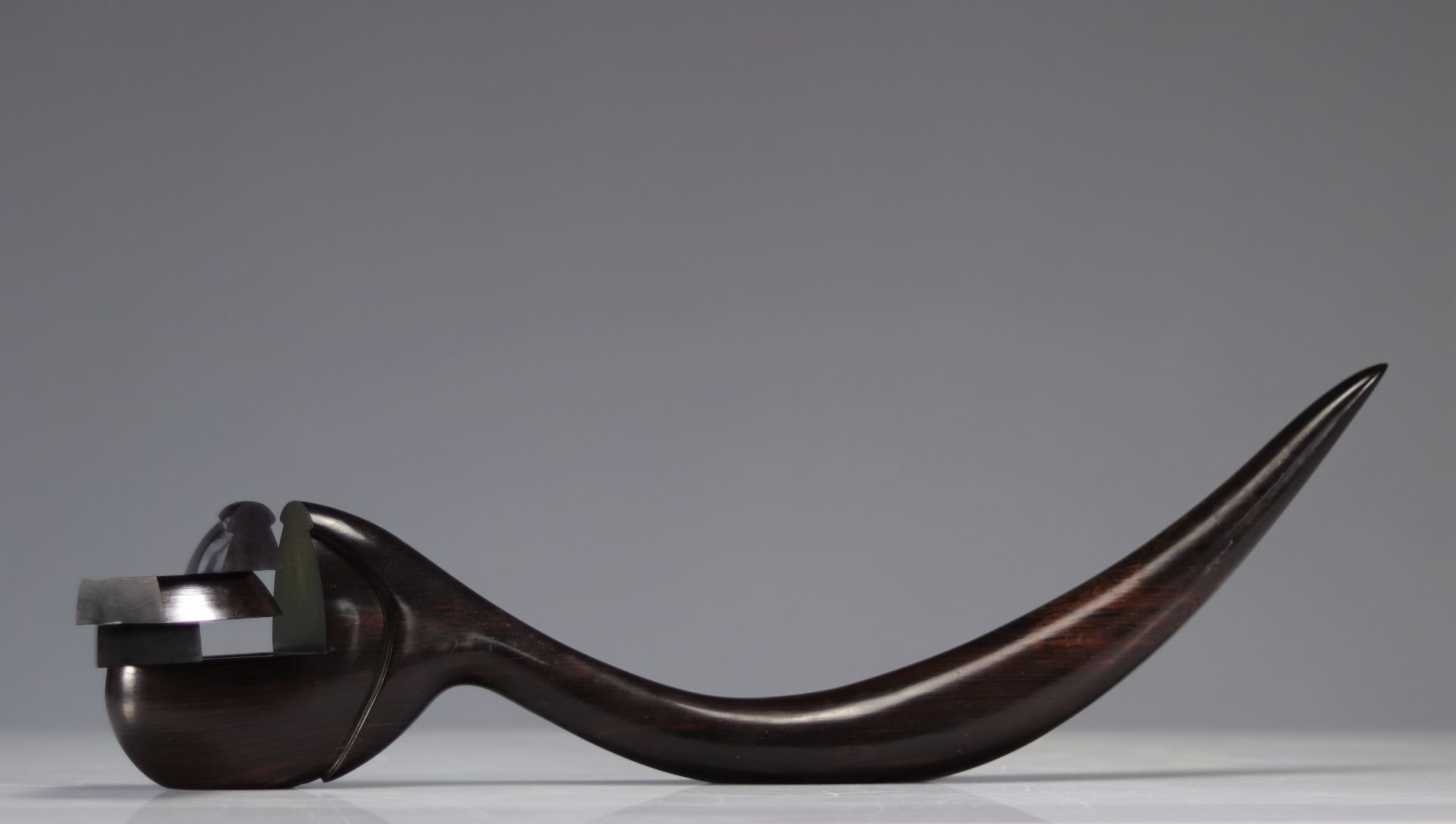 Jean-Christophe COURADIN (20th century) Rosewood sculpture - Bild 3 aus 6