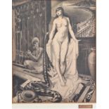 Art Deco Print - The Snake Charmer