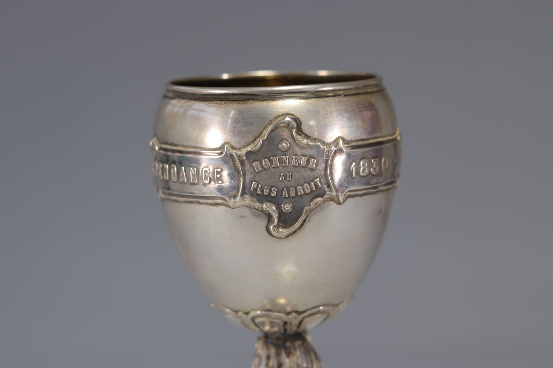 Philippe WOLFERS (1858-1929) silver cup - Brussels - Bild 6 aus 6