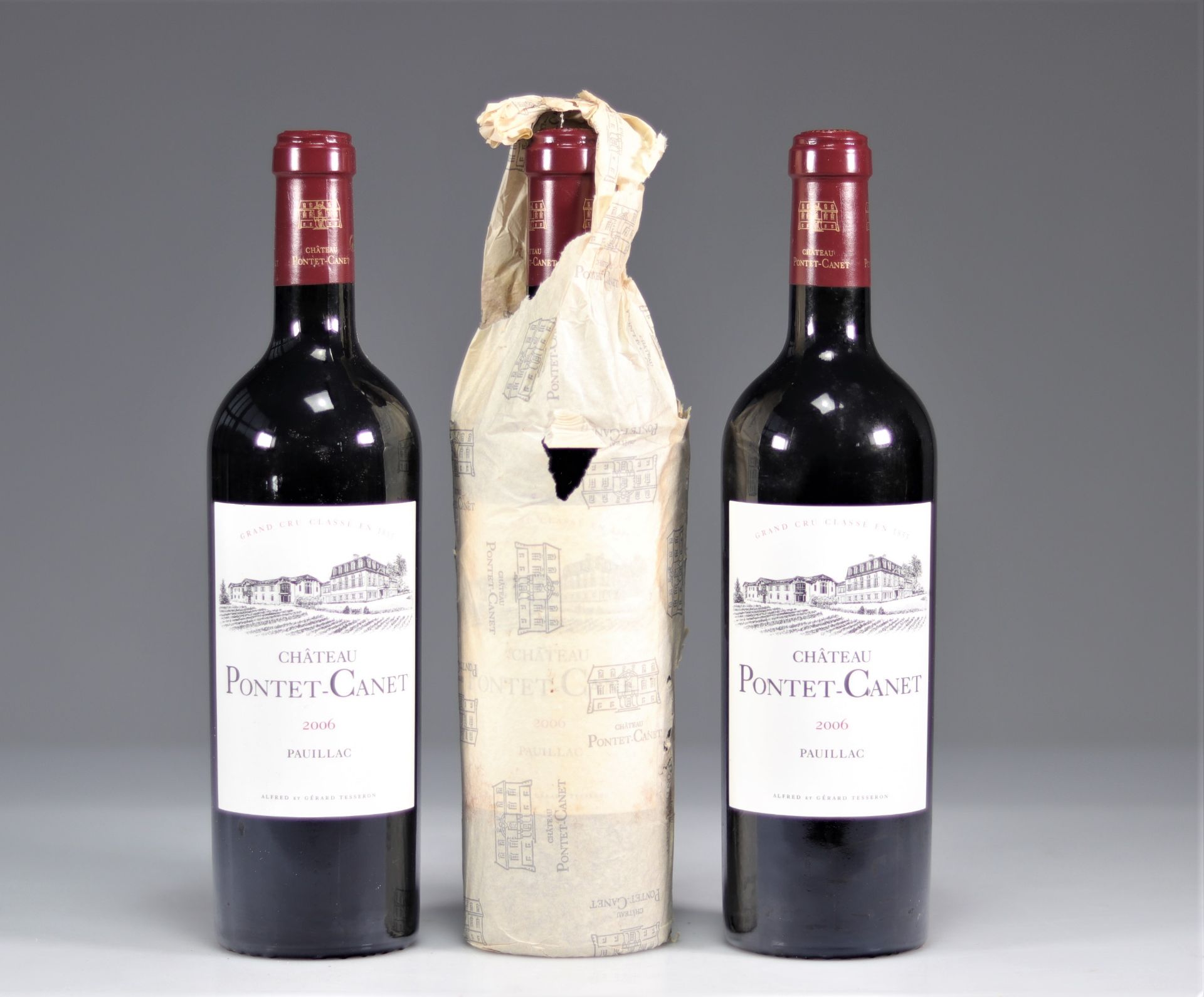 Bottles (6) of Chateau Pontet Canet 2006 - Image 2 of 2