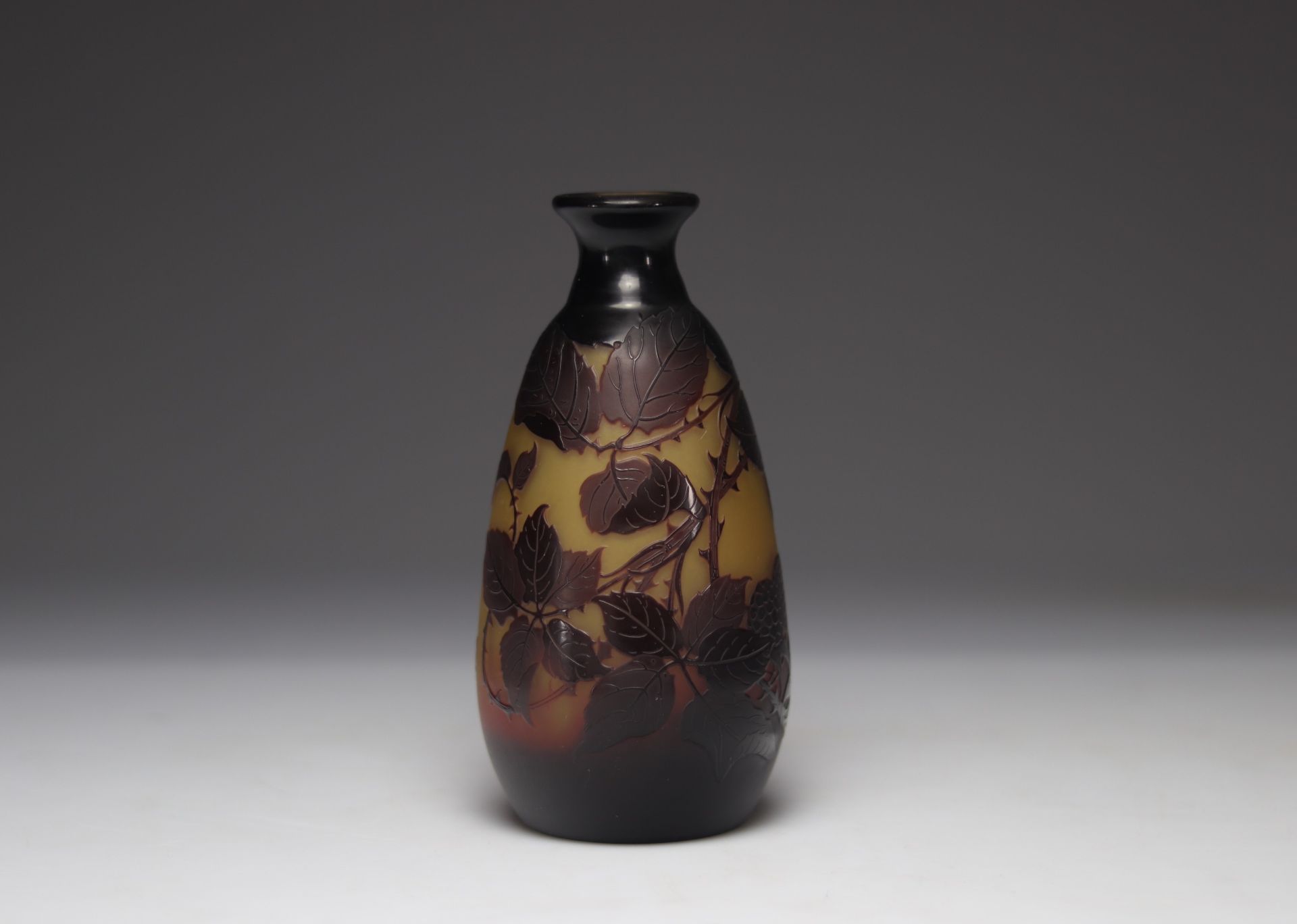 D'ARGENTAL Paul Nicolas vase with mulberry decor - Image 5 of 6