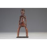 Carved wooden slingshot Africa early 20th century