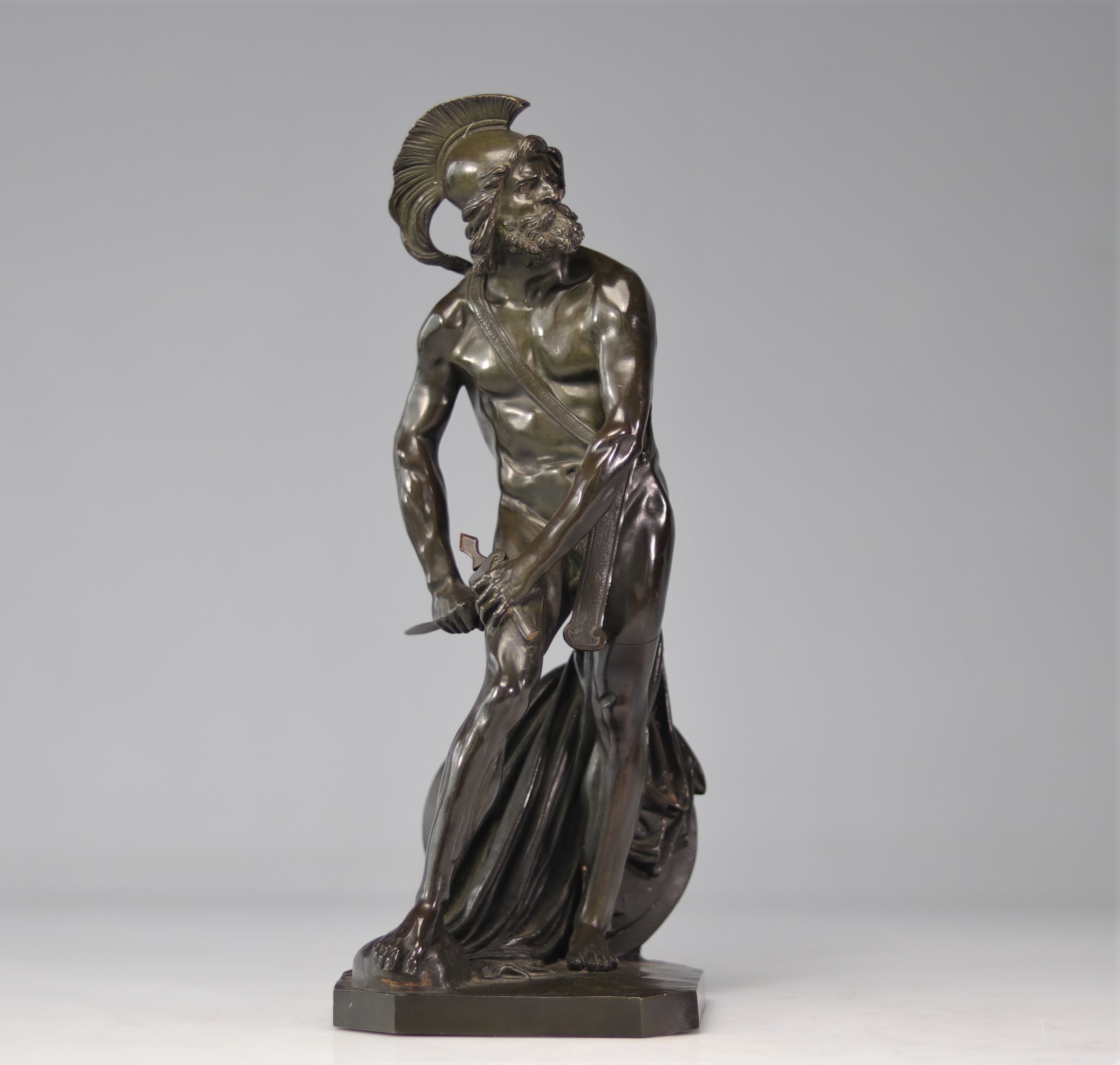 Pierre Jean DAVID D'ANGERS (1788-1856) bronze "Philopoemen"