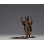 Orientalist Viennese bronze model Bergman