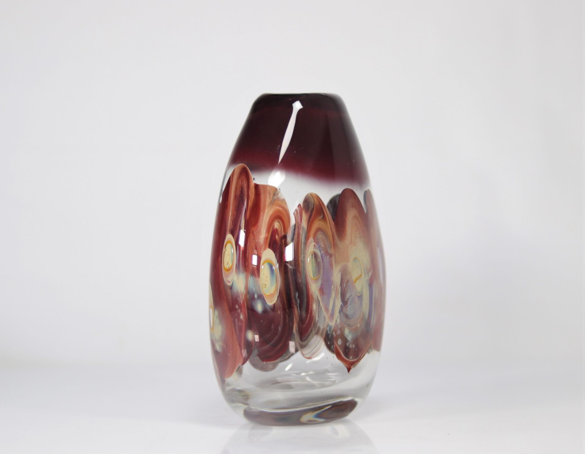 Louis Leloup and Val Saint Lambert Vase - Image 3 of 4