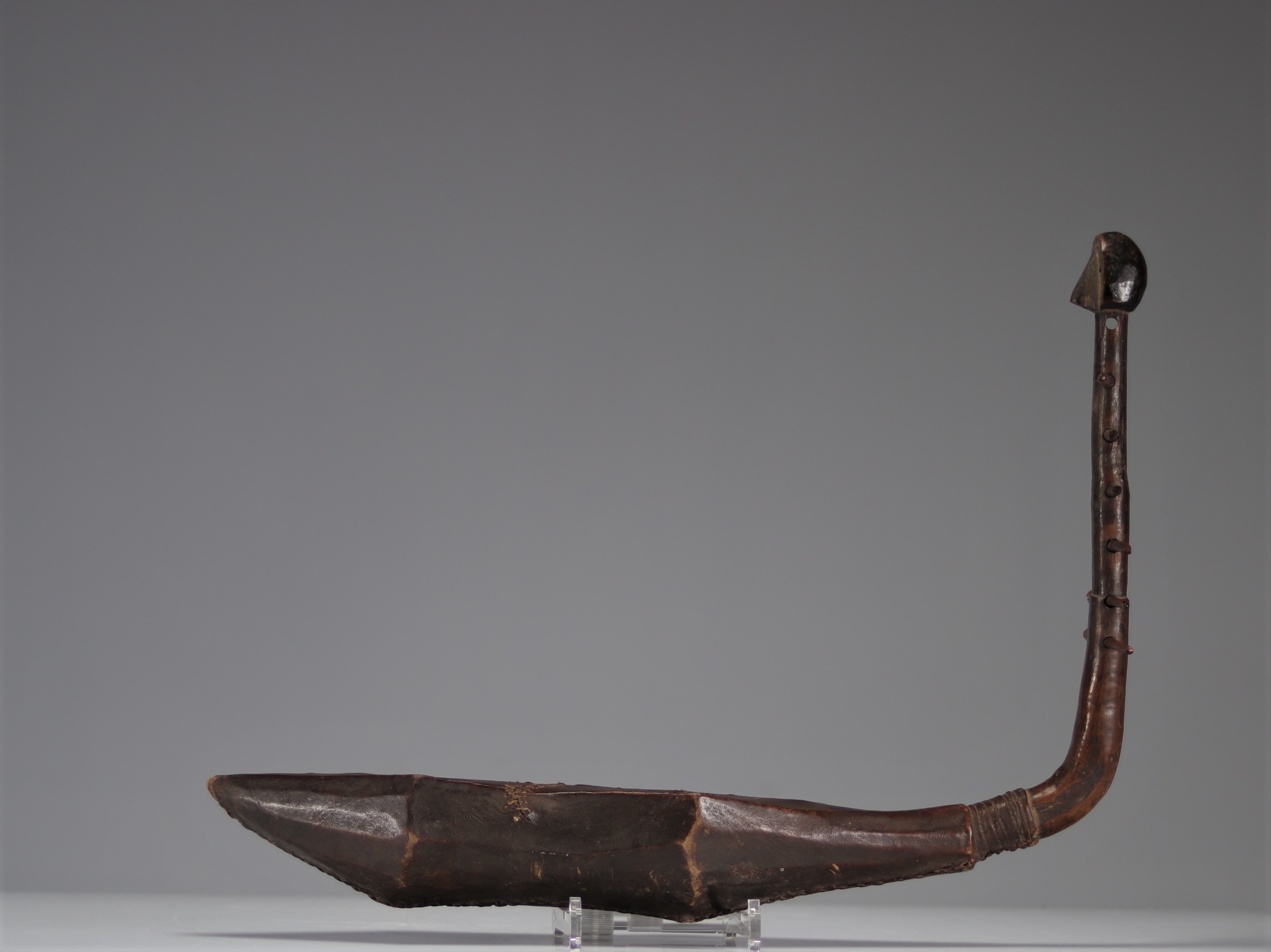 Boa court harp - Zande - Belgian private collection - Dem.Rep.Congo