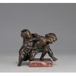Bronze late 18th "the little nesters"
