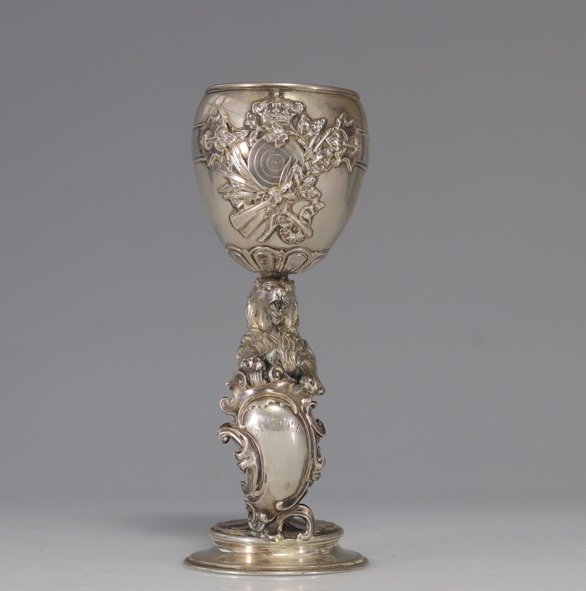 Philippe WOLFERS (1858-1929) silver cup - Brussels - Bild 4 aus 6