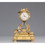 Louis XVI gilt bronze clock