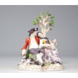 Meissen porcelain group 18th "shepherd and shepherdess"