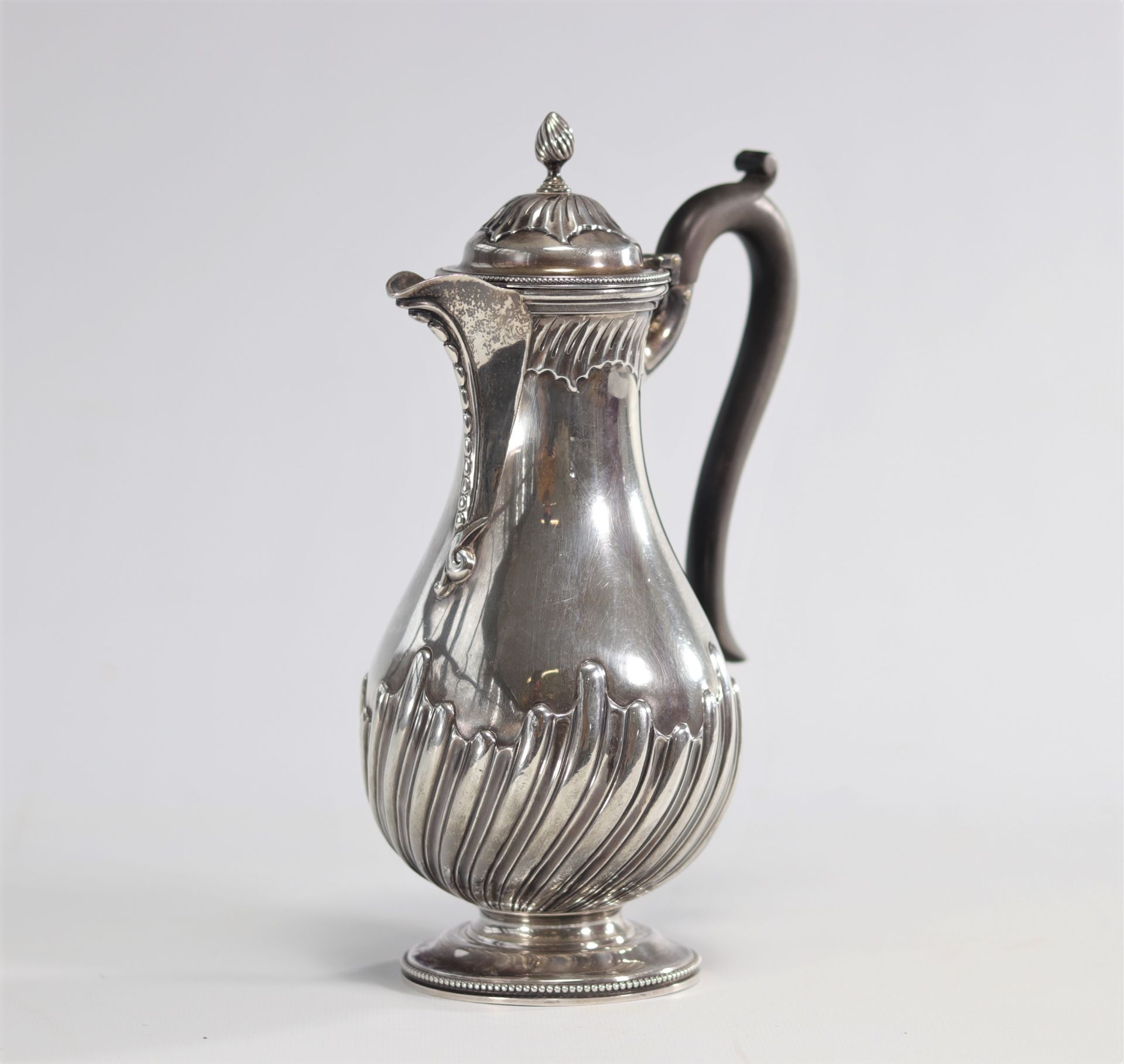 Solid silver coffee pot Louis XV style, English hallmarks - Image 2 of 4