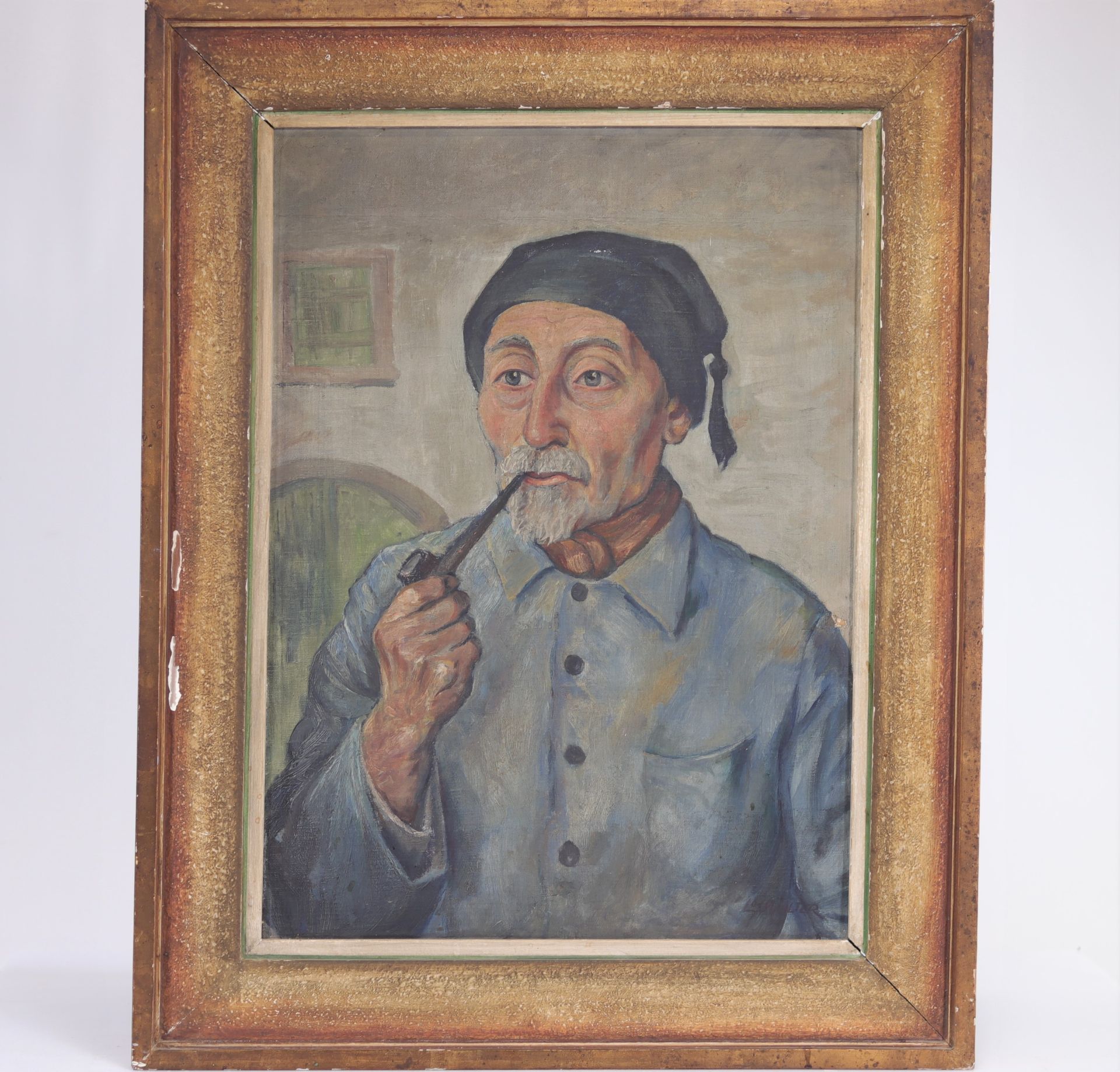 Loy WALTER (19th to 20th century) oil "portrait of a man" dated 1934 - Image 2 of 2