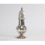 Solid silver sprinkler, English hallmark of the 19th century