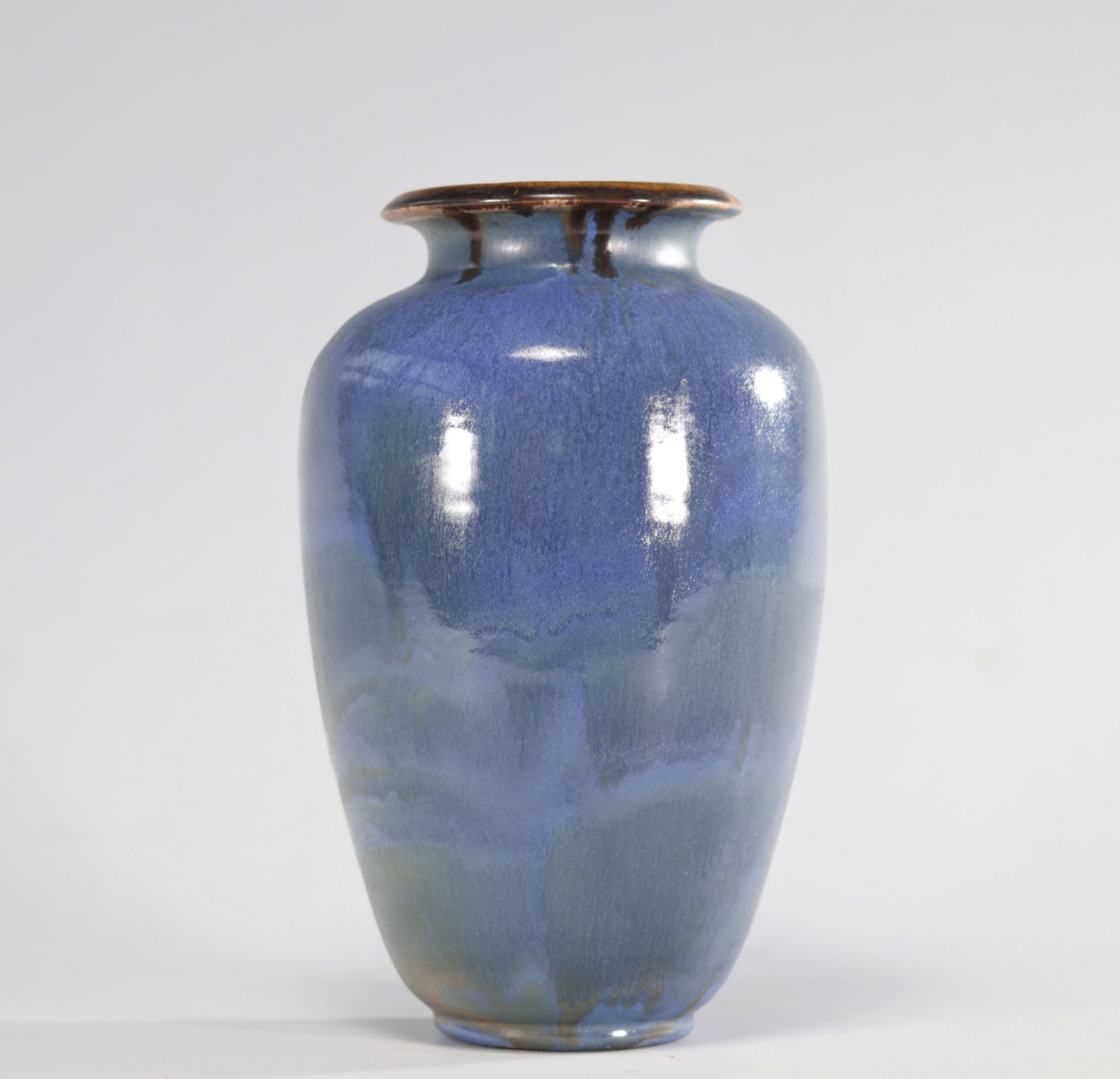 Guerin vase in glazed stoneware