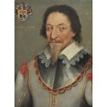 Portrait from Louis XIII period of the 17th century of a Corsican Nobleman from the Antwerp school