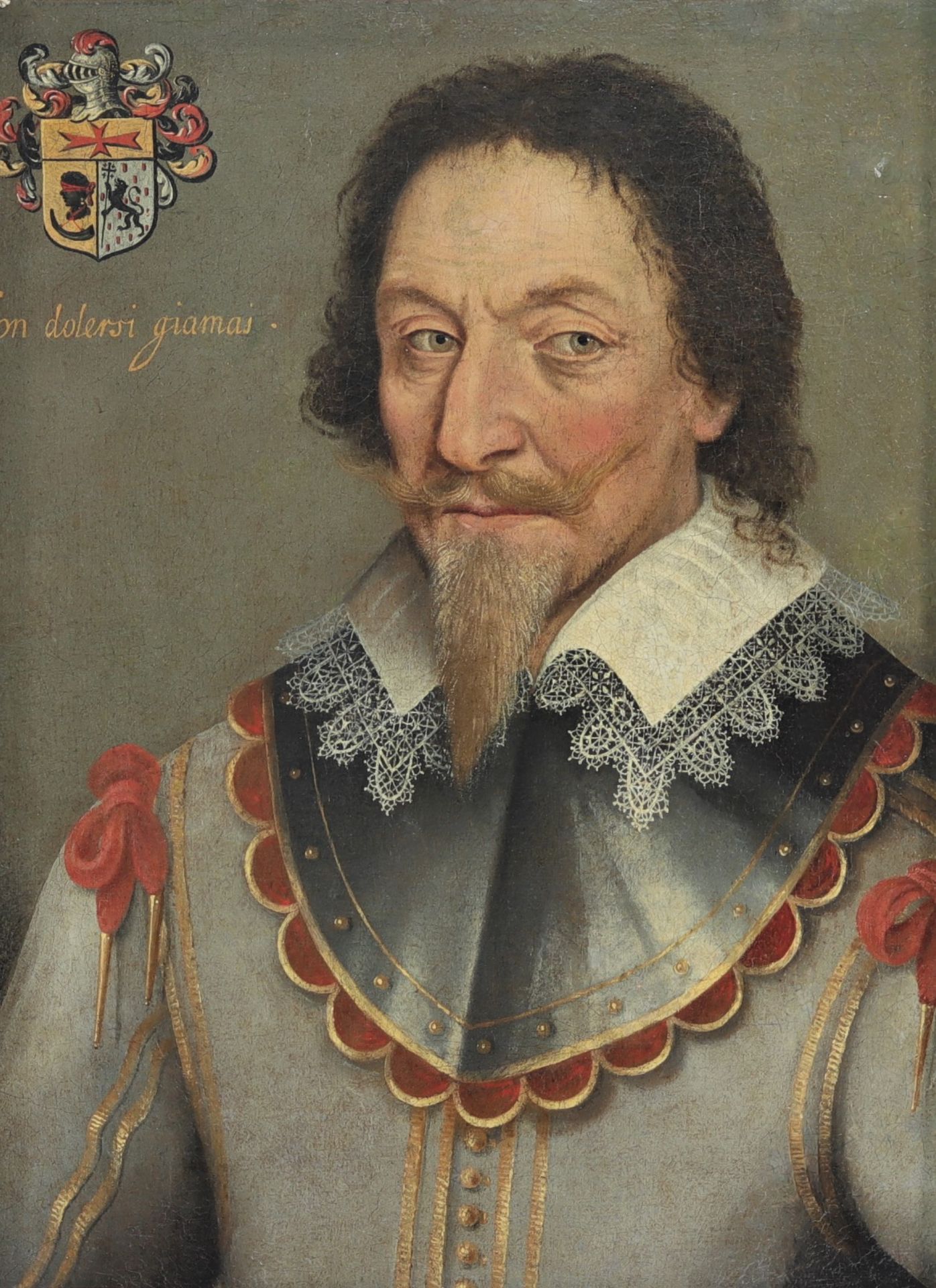 Portrait from Louis XIII period of the 17th century of a Corsican Nobleman from the Antwerp school