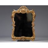 Carved and gilded wood mirror from 18th century