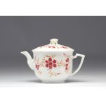 Famille Rose porcelain teapot decorated with flowers