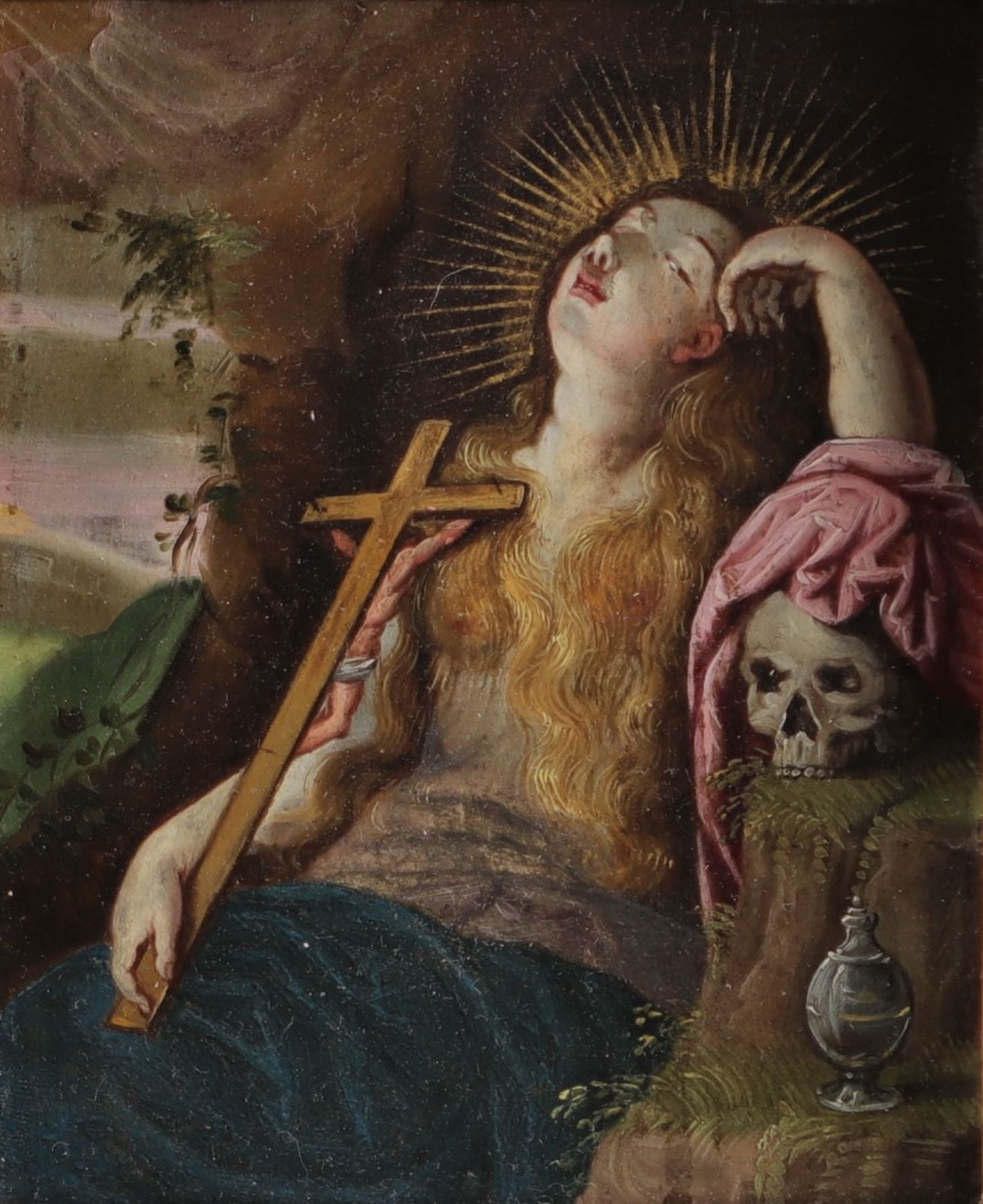 Oil on copper "Mary Magdalene" from 17th century