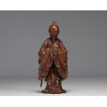 Large Chinese wooden sculpture