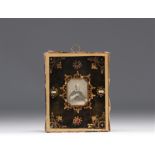 Beautiful reliquary frame from 19th century