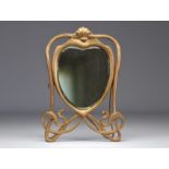 Art Nouveau bronze mirror in the style of Louis Majorelle