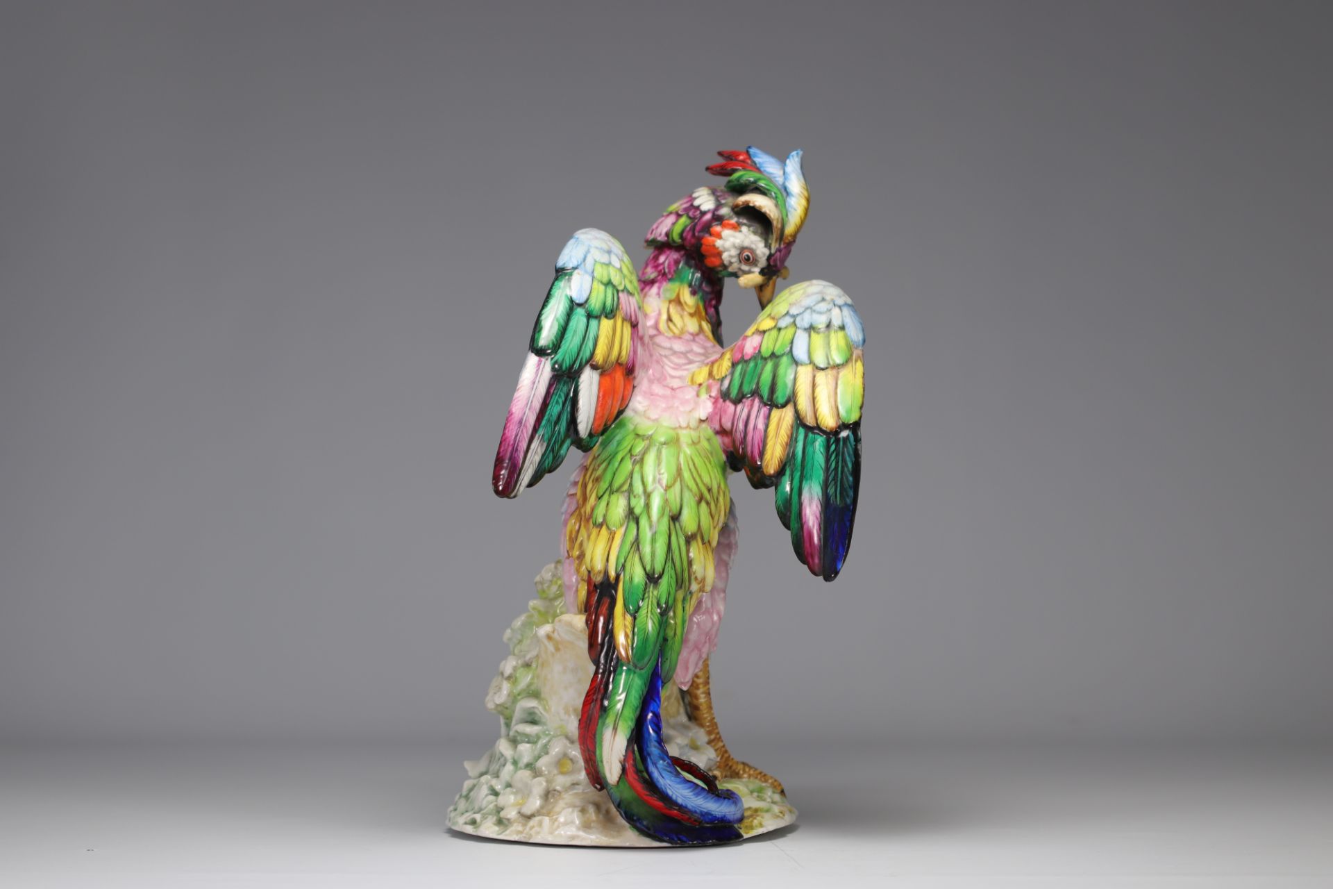 Imposing porcelain bird from Russia (Saint Petersburg) - Image 3 of 6