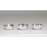 Pampaloni Vases (3) in solid silver