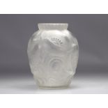 Pierre d'AVESN (1901-1990) Art Deco vase with stylized flower motif