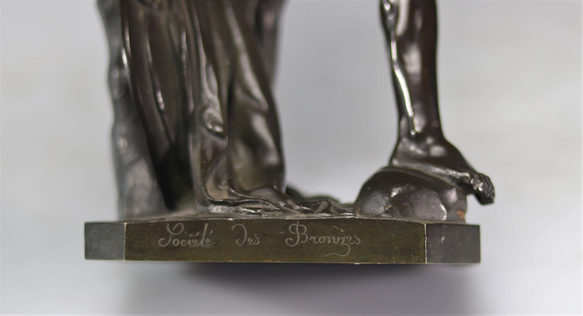 Pierre Jean DAVID D'ANGERS (1788-1856) bronze "Philopoemen" - Bild 5 aus 6