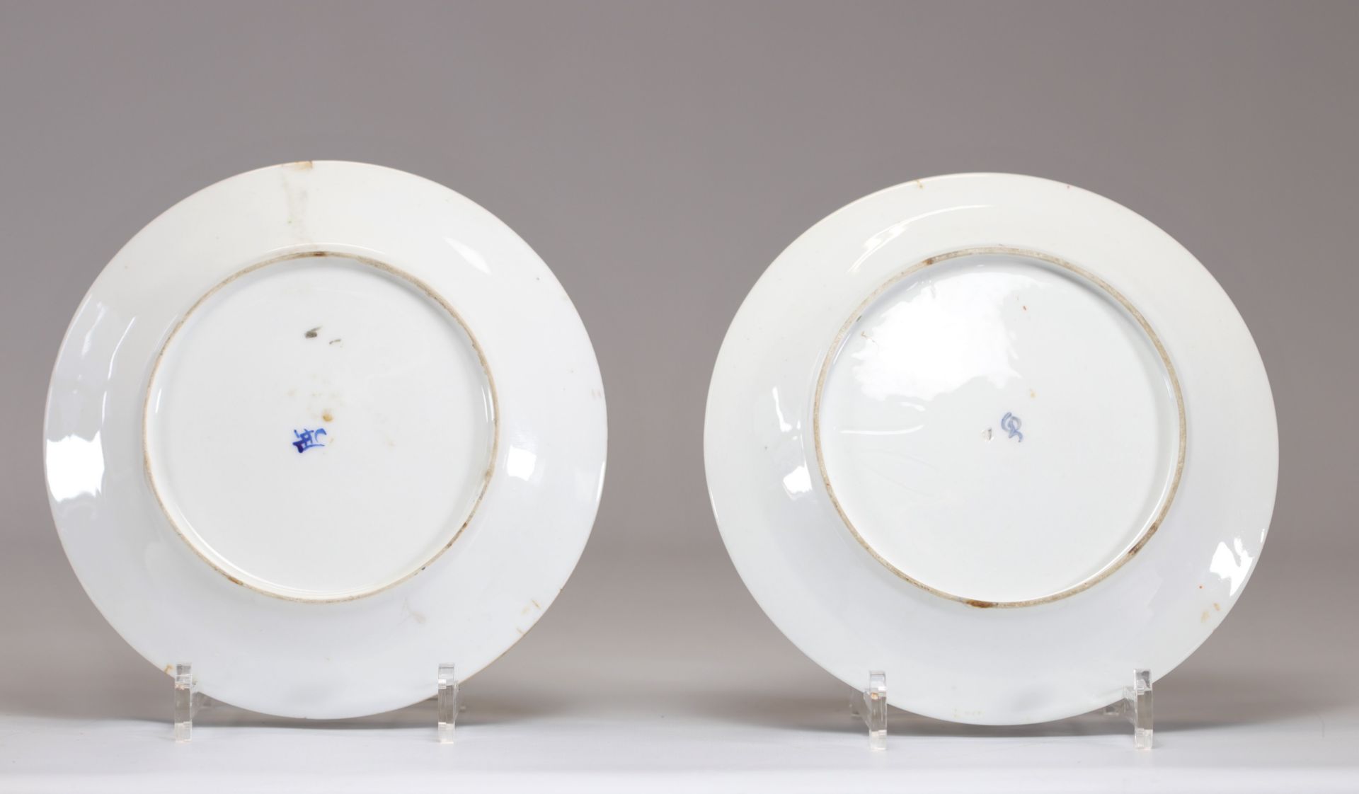 Pair of porcelain plates - Bild 2 aus 2