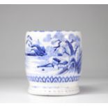 Chinese white blue porcelain vase