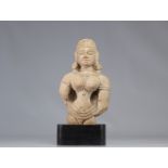 Apsara carved stone statue - India