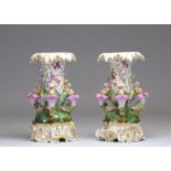 Pair of 19th century Paris porcelain vases Jacob Petit