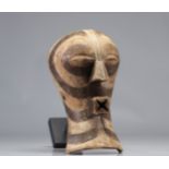 Kifwebe mask DRC painted wood XXth