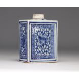 Blue white porcelain tea box
