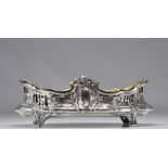 PUIFORCAT solid silver jardiniere, Louis XV style, hallmarked 950 and E&P