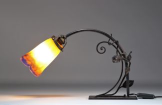 MULLER freres Luneville Bobeche desk lamp - Art decor