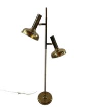 Floor lamp Solken Leuchten Edition in gilded Brass from Germany circa 1970